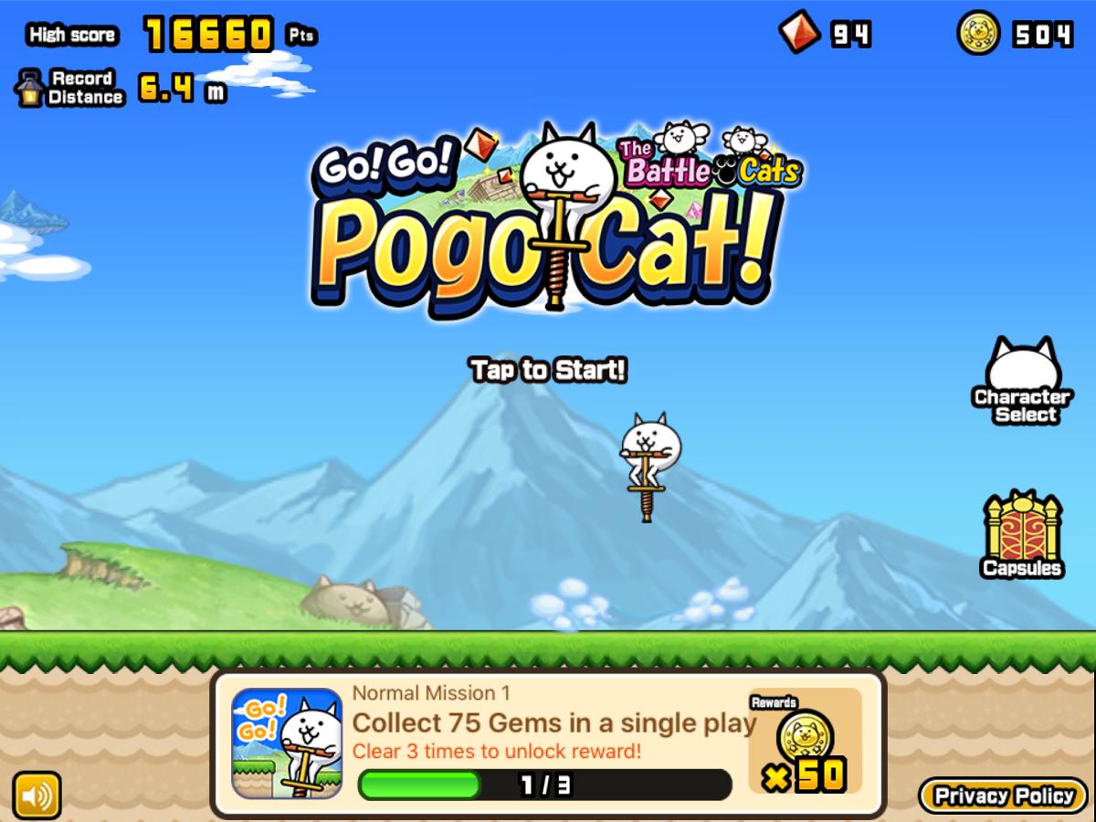 Go! Go! Pogo Cat Для Андроид - Скачать APK