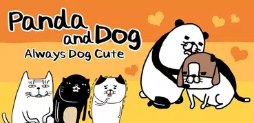 Panda and Dog: Always Dog Cute