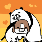 Panda and Dog: Always Dog Cute icône