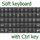 Keyboard with Ctrl key icon