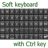 Keyboard with Ctrl key