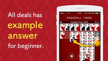 FreeCell 1000 - Solitaire Game اسکرین شاٹ 3