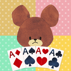 آیکون‌ くまのがっこう かわいい カードゲーム集【公式アプリ】
