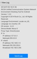 RICOH UCS Network Check Tool screenshot 2