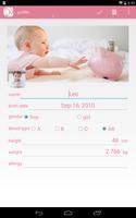 Baby Book - Child Care Diary تصوير الشاشة 2