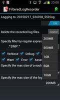 Filtered Log Recorder capture d'écran 2