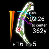 스마트 골프 네비게이션 GPS 스마트 워치 이용 가능 스크린샷 3