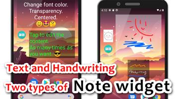 Note widget постер