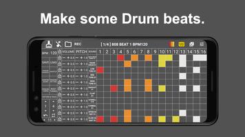 808 Drum Pad & Sequencer 포스터