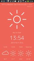 Weather Lock Screen(天気ロック画面表示) تصوير الشاشة 1