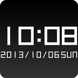 Boxy clock widget -Me Clock icon