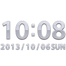 Steel clock widget -Me Clock APK