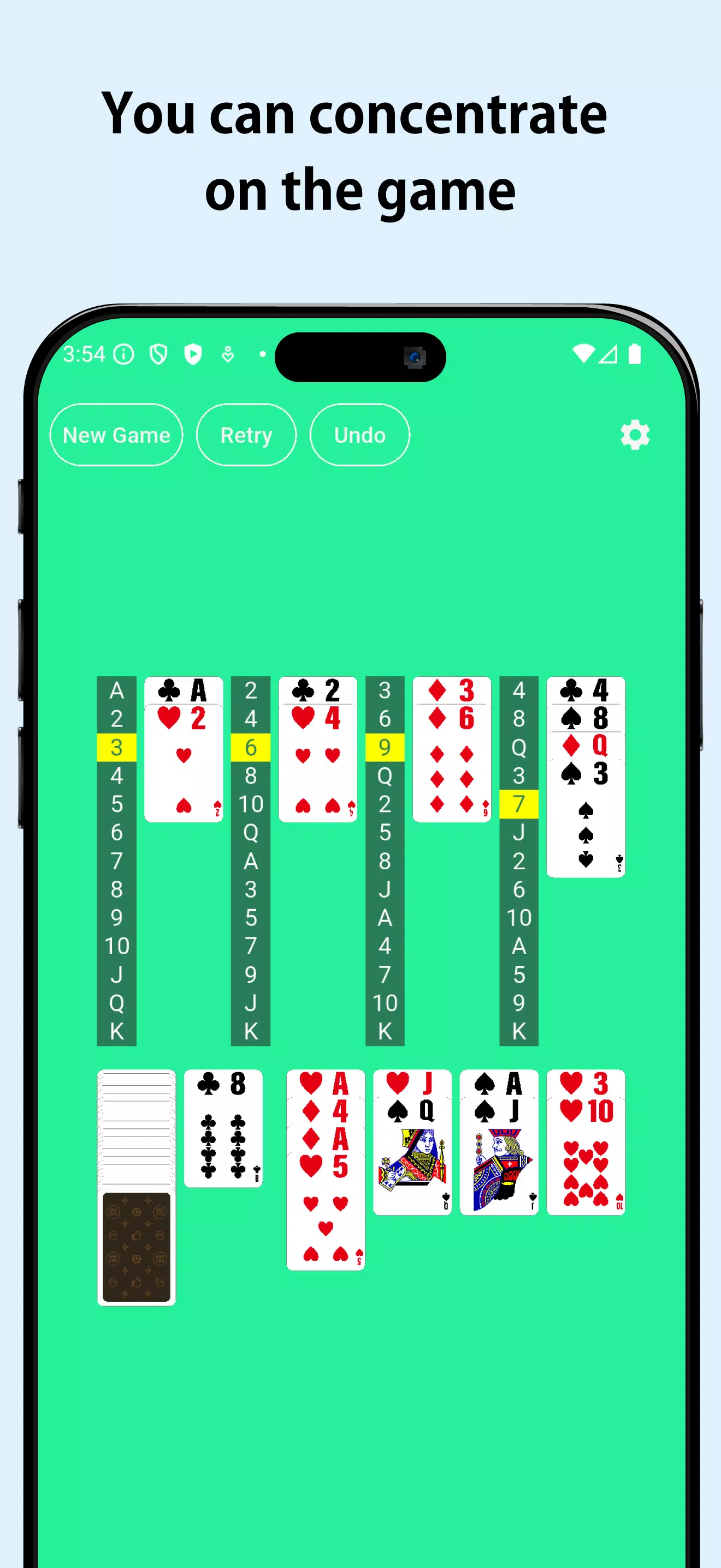 计算。纸牌游戏。