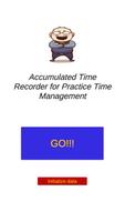 勉強（練習）時間管理のための累積時間レコーダー Affiche