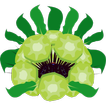 Uniccoli and blue carbon icon