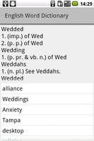 English Word List Dictionary Screenshot 1