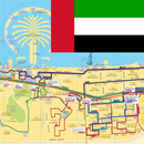 Dubai Metro/Bus/Tour Map Offline ドバイの電車・バス・ツアーマップ APK