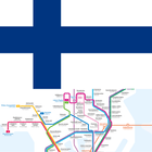 Helsinki Metro/Train/Tram/Bus Map Offline電車バス観光マップ icône