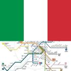 Rome/Roma Metro/Train/Bus Map Offline 地下鉄・観光・バス路線図 icon
