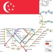 Singapore MRT/Bus/Boat Map Offline シンガポール電車バス観光マップ