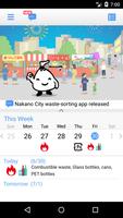 Nakano City Garbage App Affiche