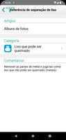Aplicativo de lixo Inabe imagem de tela 3