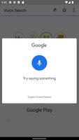 Voice Search الملصق