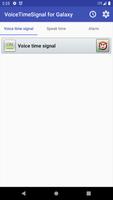 VoiceTimeSignal for Galaxy Affiche