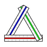 Régua de escala-várias escalas