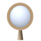 Hand mirror icon