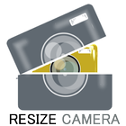 resize-camera-image reduction simple lite icon