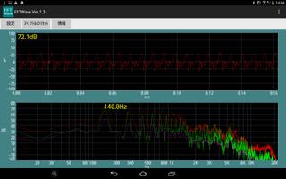 サウンドモニターFFTWave for Android ảnh chụp màn hình 3