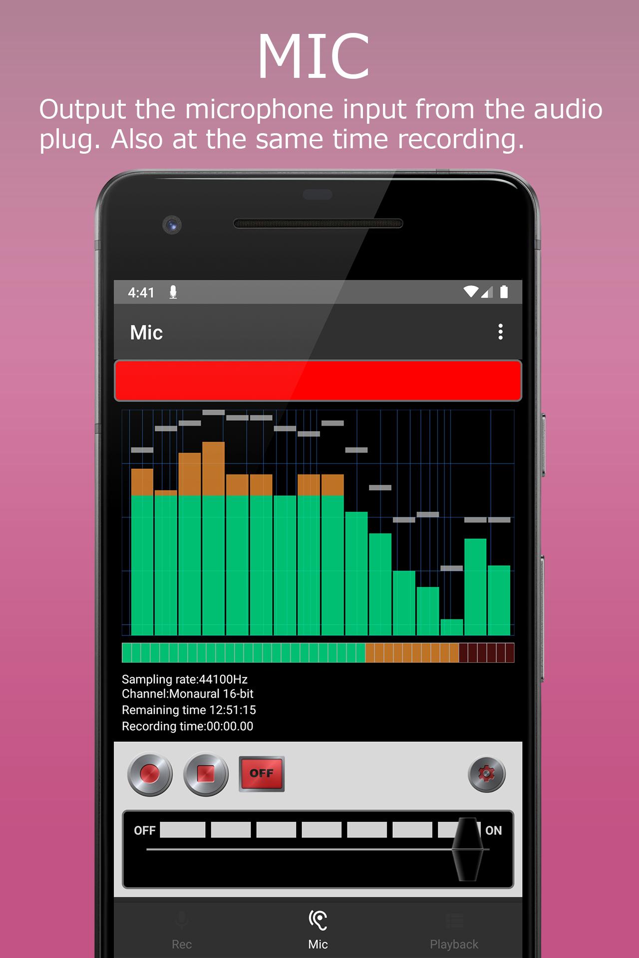 Программа микрофон для андроид. Android USB Sound Recorder with Mic Calibration. Output Mic Android.