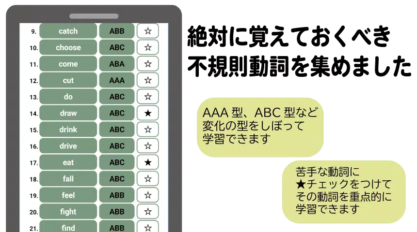 不規則動詞徹底攻略 Apk Untuk Unduhan Android