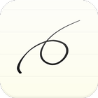 Handwriting memo "a Paper"-icoon
