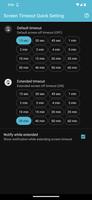 Screen Timeout Quick Settings screenshot 1