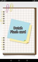 Dutch simple flash card постер