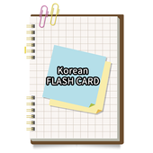 Korean simple flash card icon