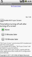 Wi-Fi sync Screen Affiche