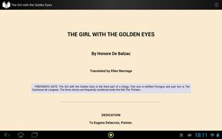 برنامه‌نما The Girl with the Golden Eyes عکس از صفحه