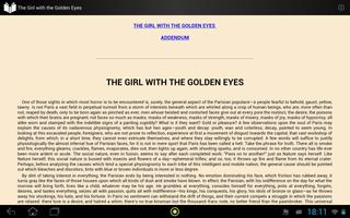 برنامه‌نما The Girl with the Golden Eyes عکس از صفحه