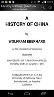 A history of China Plakat