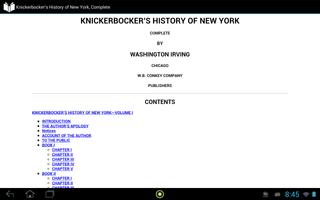 Knickerbocker's History اسکرین شاٹ 2