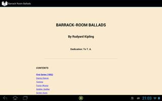 Barrack Room Ballads imagem de tela 2
