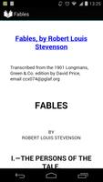 Fables by Stevenson ポスター