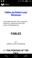 Fables by Stevenson पोस्टर