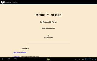 برنامه‌نما Miss Billy — Married عکس از صفحه