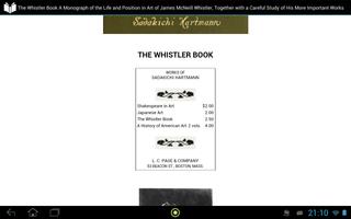 The Whistler Book capture d'écran 3