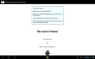 My Visit to Tolstoy تصوير الشاشة 2