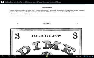 Beadle's Dime Song Book No. 3 اسکرین شاٹ 2